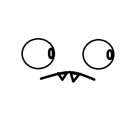 Startled/Shocked/Suprised Mixel Face